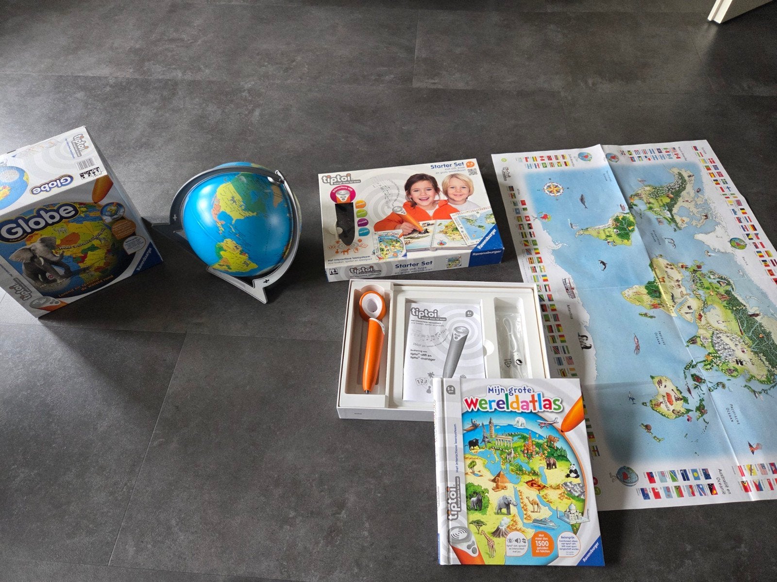 Tiptoi - Starter set + Globe, Ophalen of Verzenden, Gebruikt