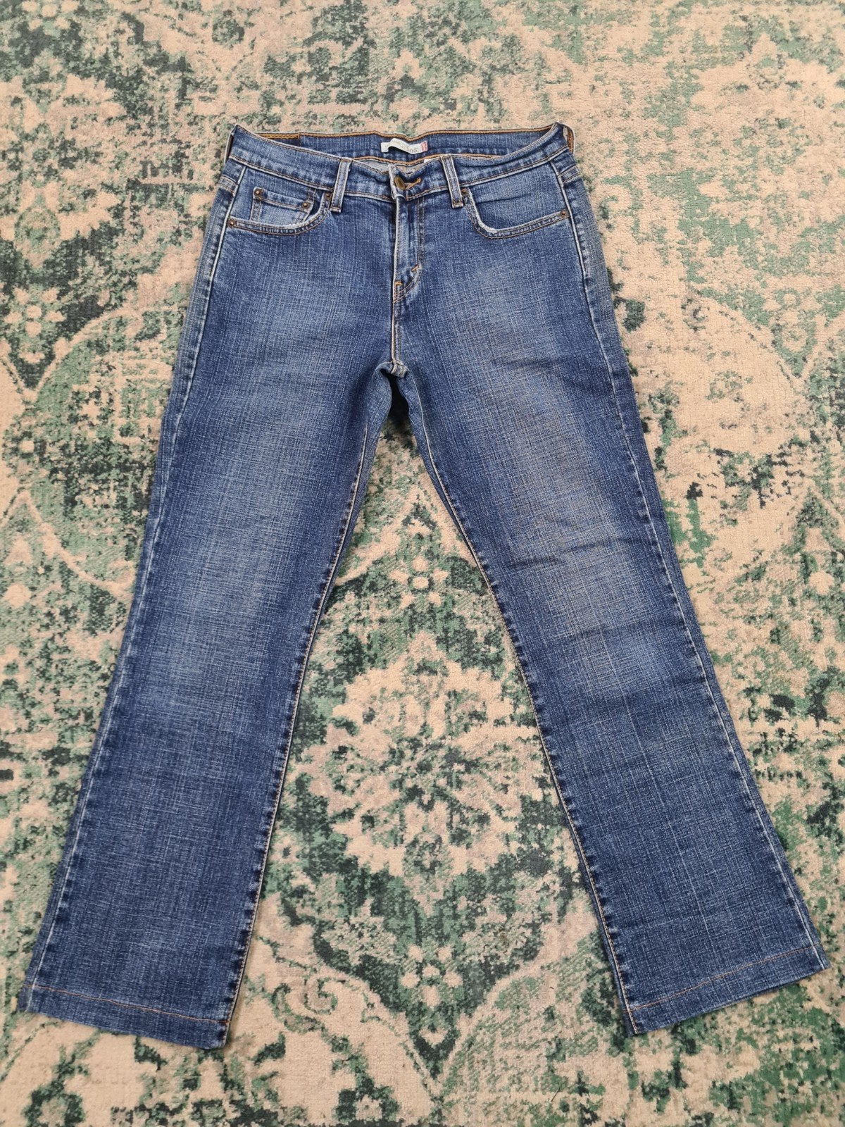 Levi's 505 straight leg W29 L30 Dames Tulsi2930 Mid-rise, Kleding | Dames, Blauw, Ophalen of Verzenden, Zo goed als nieuw, W30 - W32 (confectie 38/40)