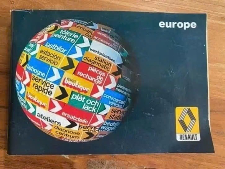 Renault - europe 1978, Ophalen of Verzenden, Gelezen, Renault