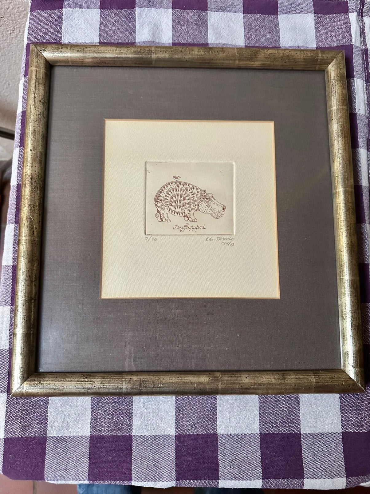 Reimund Franke  das Flusspferd, Ophalen of Verzenden