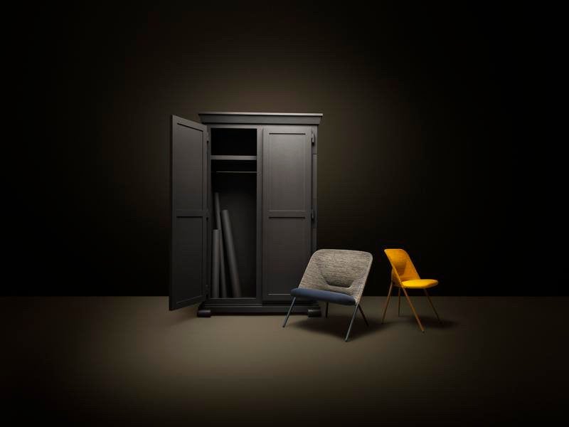 Moooi design fauteuils shift chair, Ophalen of Verzenden, Nieuw, 75 tot 100 cm, 50 tot 75 cm