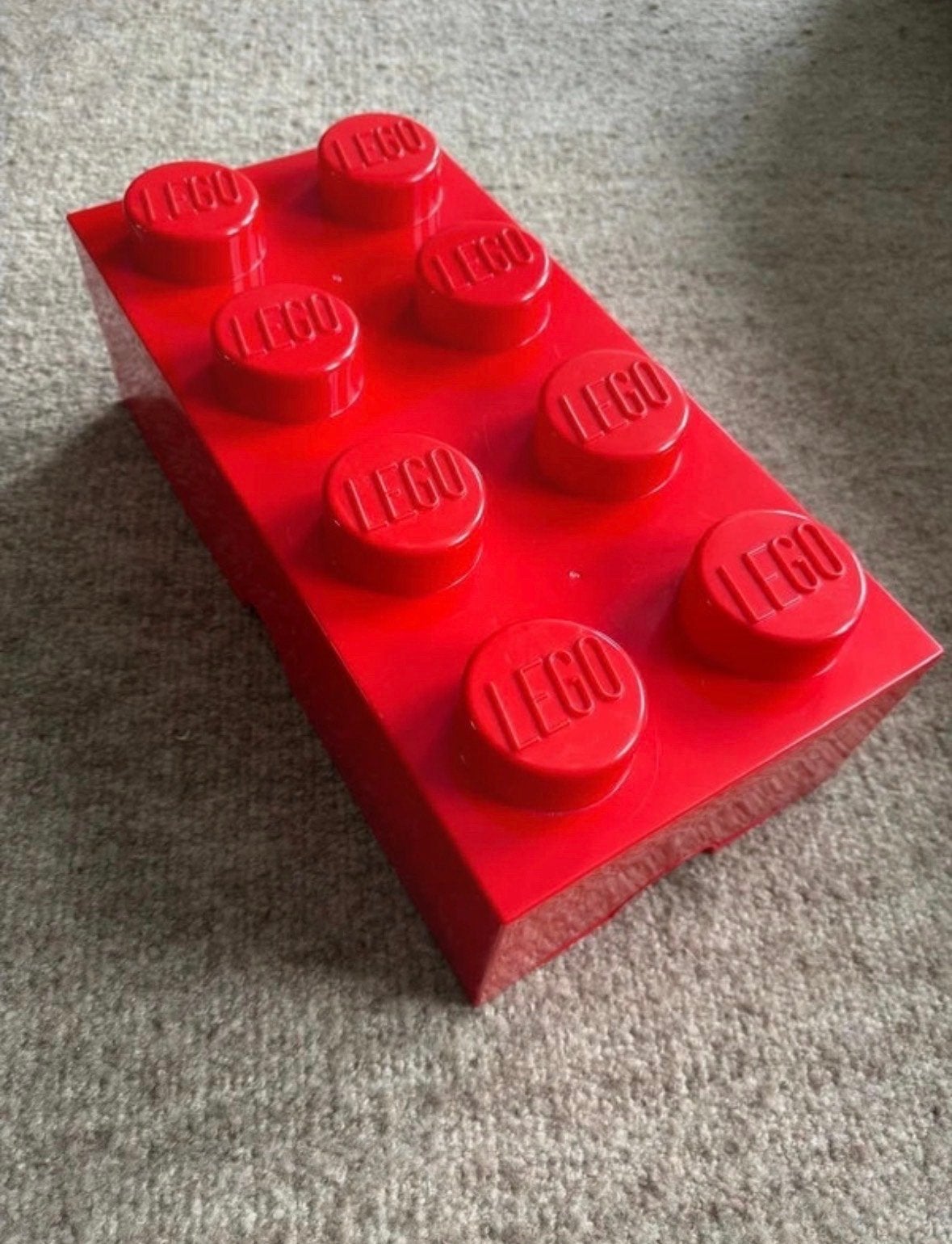 Grote rode LEGO opbergdoos - Zo goed als nieuw, Ophalen of Verzenden, Zo goed als nieuw, Accessoire, Lego