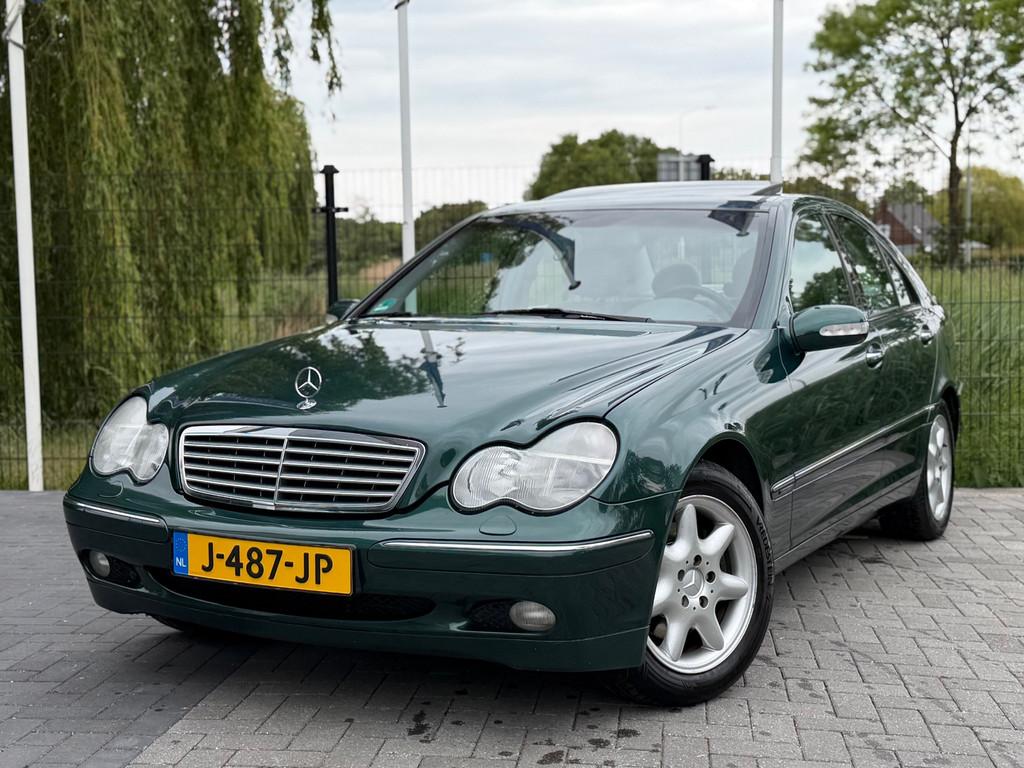 Mercedes-Benz C-klasse 320 V6 AUT / CLIMA / CRUISE / LEDER /, Auto's, Automaat, Achterwielaandrijving, Gebruikt, 1465 kg