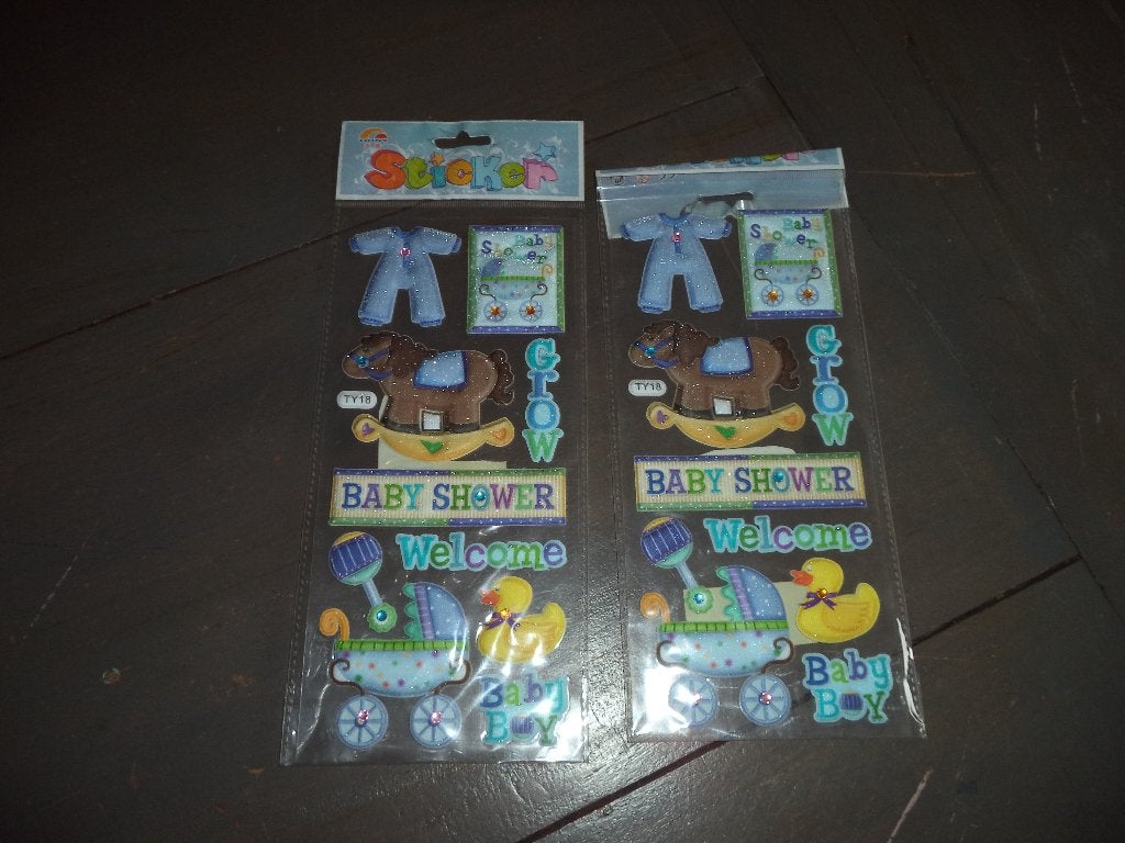 C10-NIEUW 2 stickers vellen Baby, Ophalen of Verzenden, Nieuw