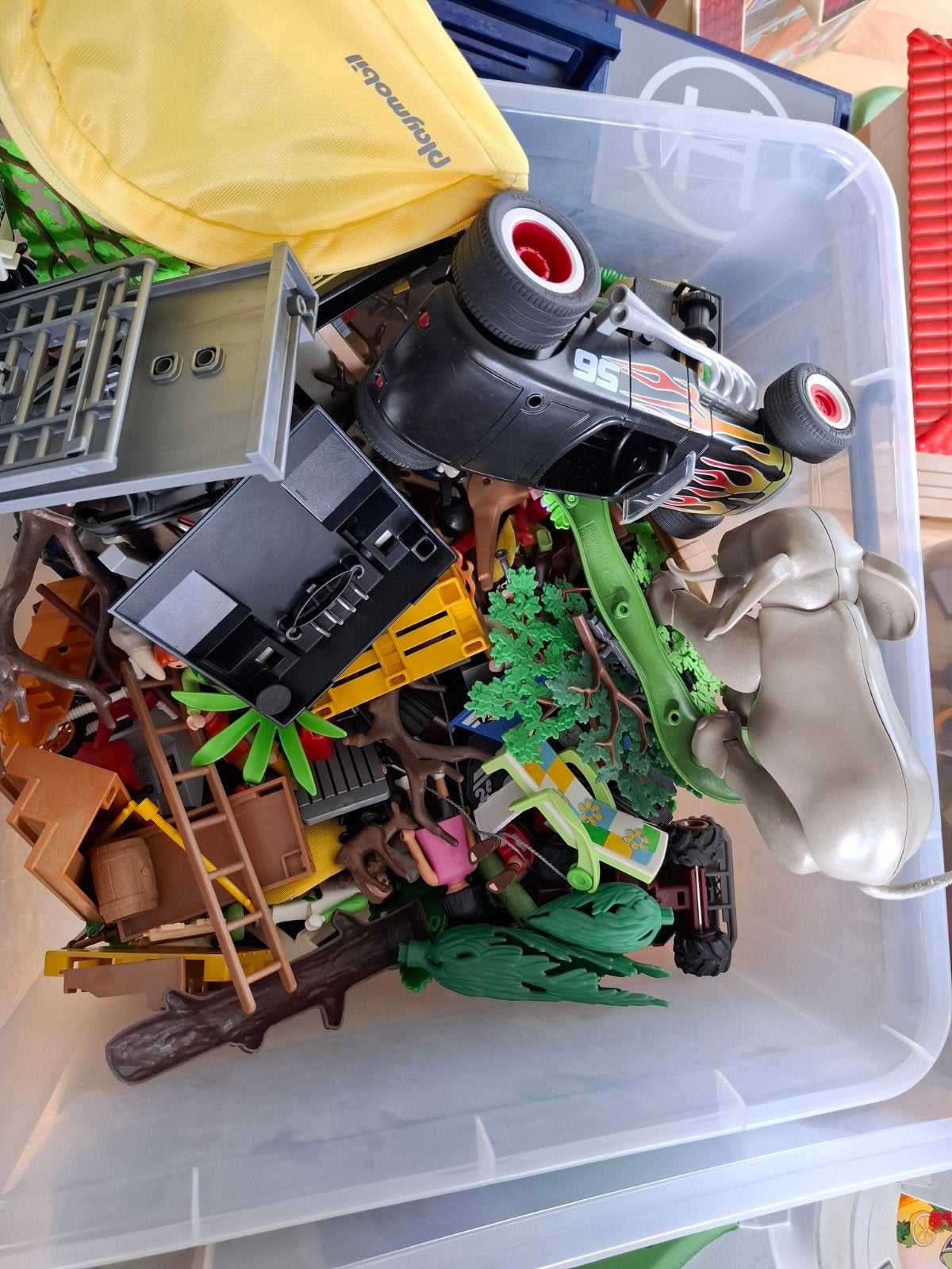 heel veel playmobil, Ophalen, Gebruikt