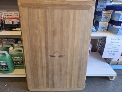 Tafelblad 100 x 70 cm Multiplex teak, Niet ingevuld, Gebruikt, Niet ingevuld, Niet ingevuld