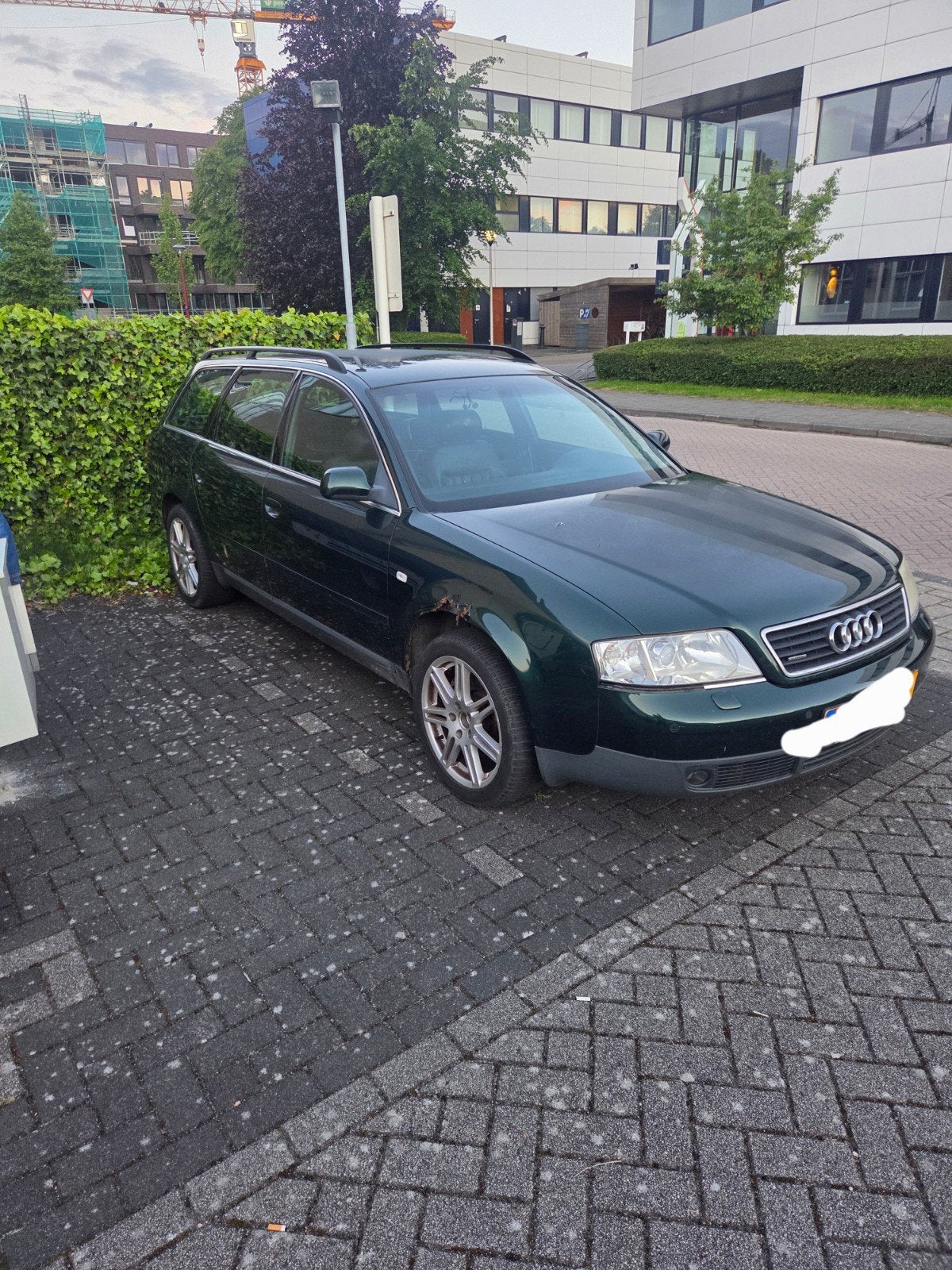 Audi A6 C5 2.4 voor onderdelen - Groen, Leer, Automaat, Ophalen of Verzenden, Gebruikt, Audi