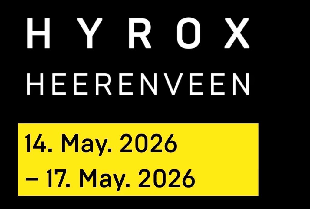 HYROX Heerenveen | Single Open Men | Saturday | 16.05 |, Eén persoon