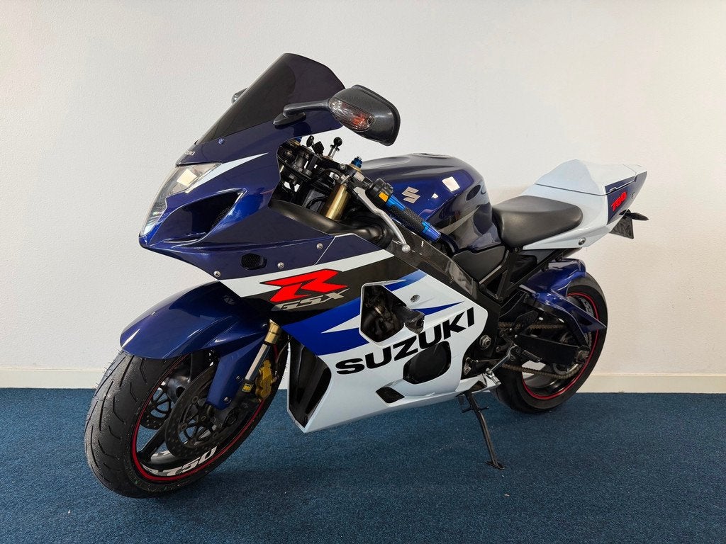 Suzuki Sport GSX R 750 K5 / BLAUW - WIT / TOP CONDITIE, Motoren, Motoren | Suzuki, Sportuitlaat, Bedrijf, Meer dan 35 kW, 749 cc
