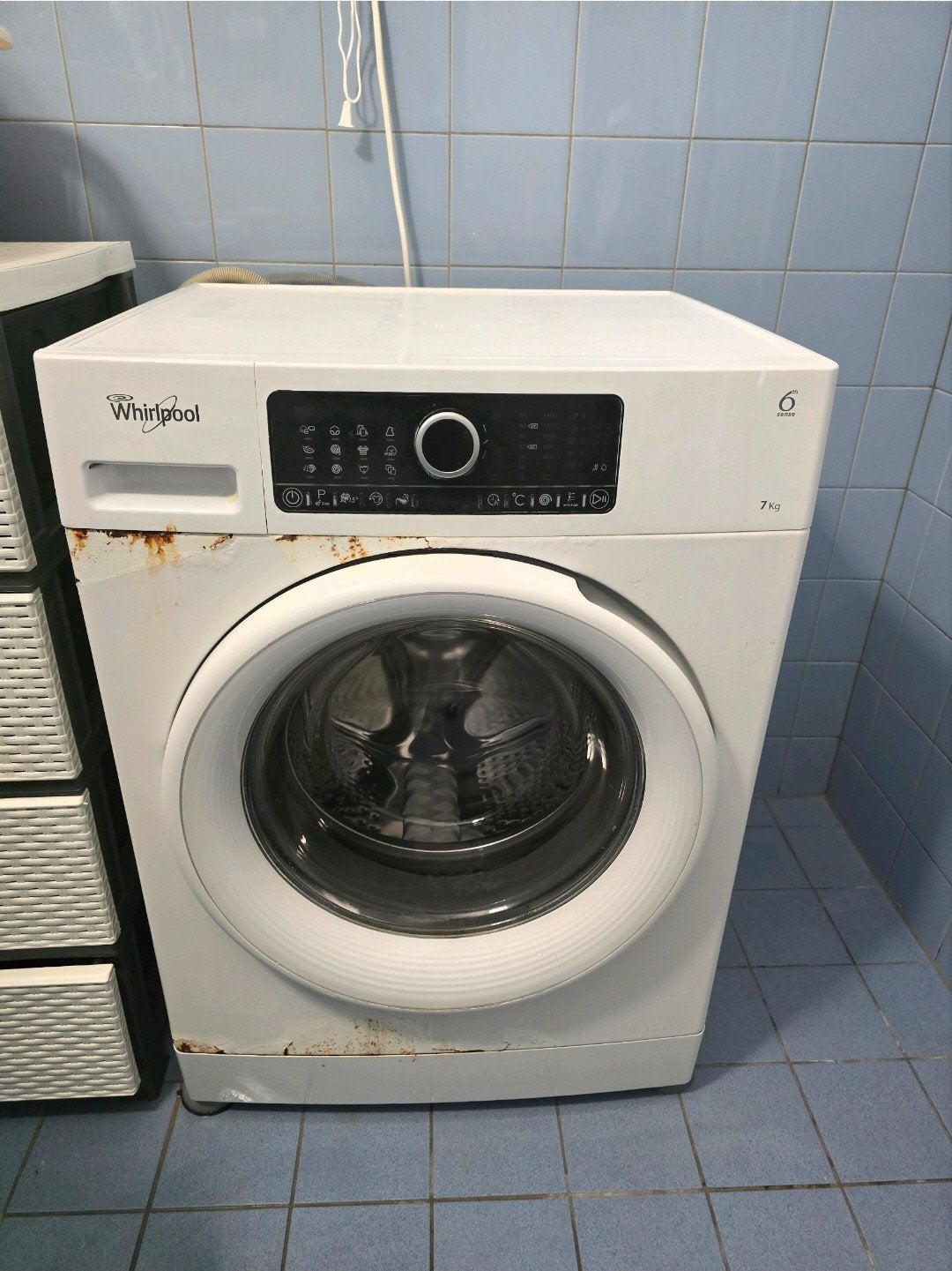 Whirlpool wasmachine, Ophalen of Verzenden, 1200 tot 1600 toeren, 85 tot 90 cm