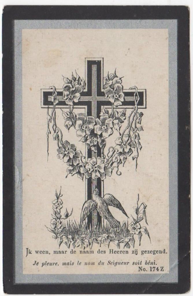 Albertus Jansen 1838 Lochem + 1911 Lochem, 72 jaar oud, Verzenden