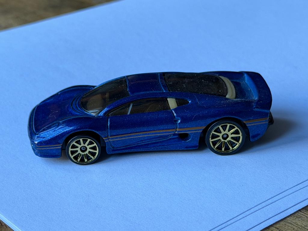 Hot Wheels auto, Jaguar XJ 220, Ophalen of Verzenden, Gebruikt, Handmatig, Hot Wheels
