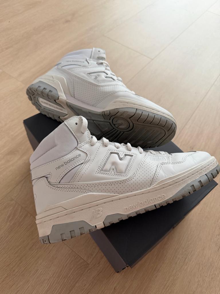 New Balance 650 - High-Top - 44,5 - wit, Kleding | Heren, Schoenen, Zo goed als nieuw, Sneakers of Gympen, Wit, Ophalen of Verzenden