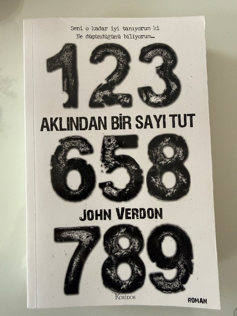 John Verdon - Aklından bir sayı tut, Ophalen of Verzenden, Zo goed als nieuw