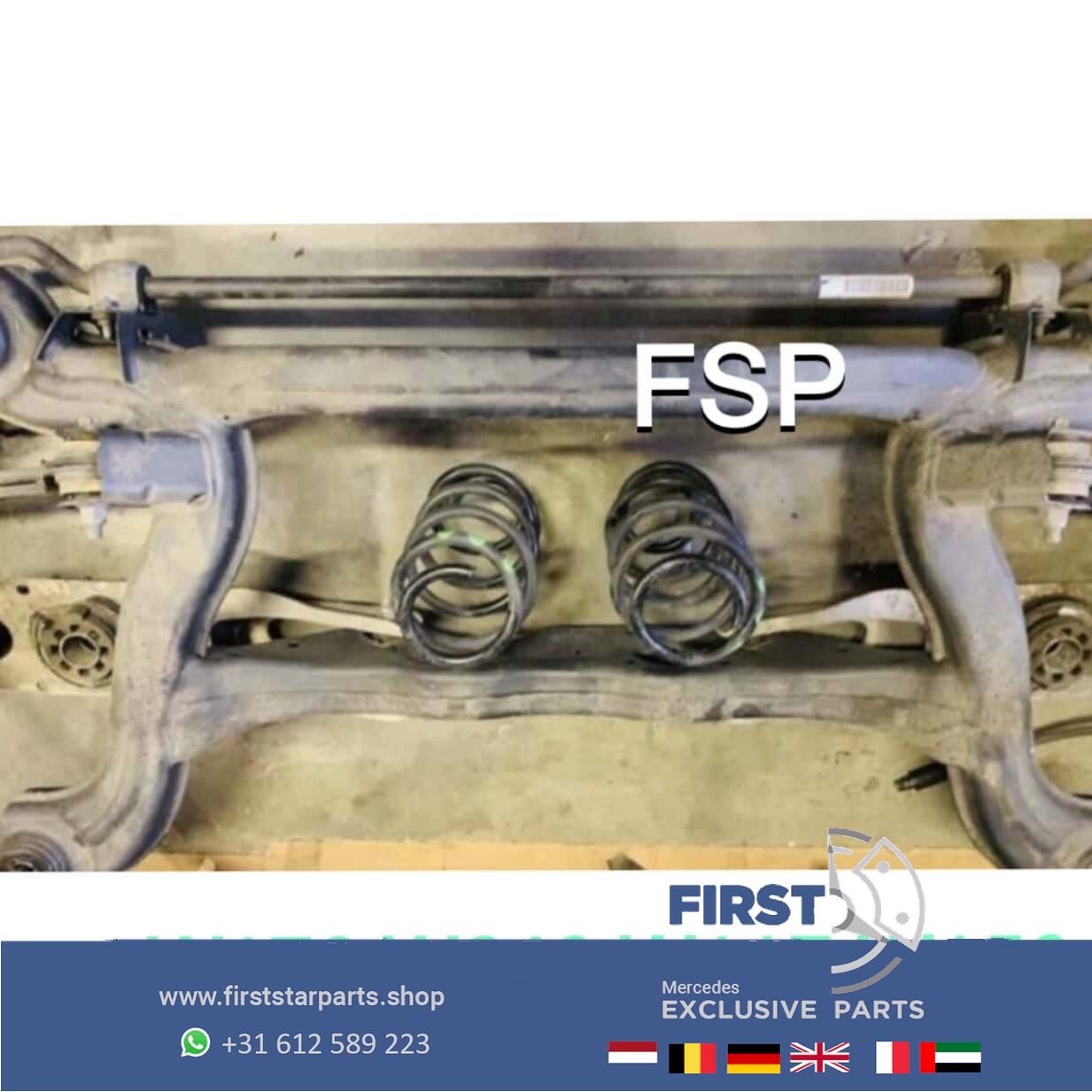 Complete achteras Subframe Mercedes W176 A W246 B W117 CLA W, Gebruikt, -, Ophalen of Verzenden, -