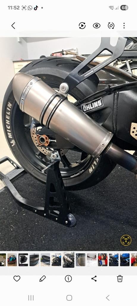 Termignoni demper  s8c  gsxr750 /600, Ophalen of Verzenden