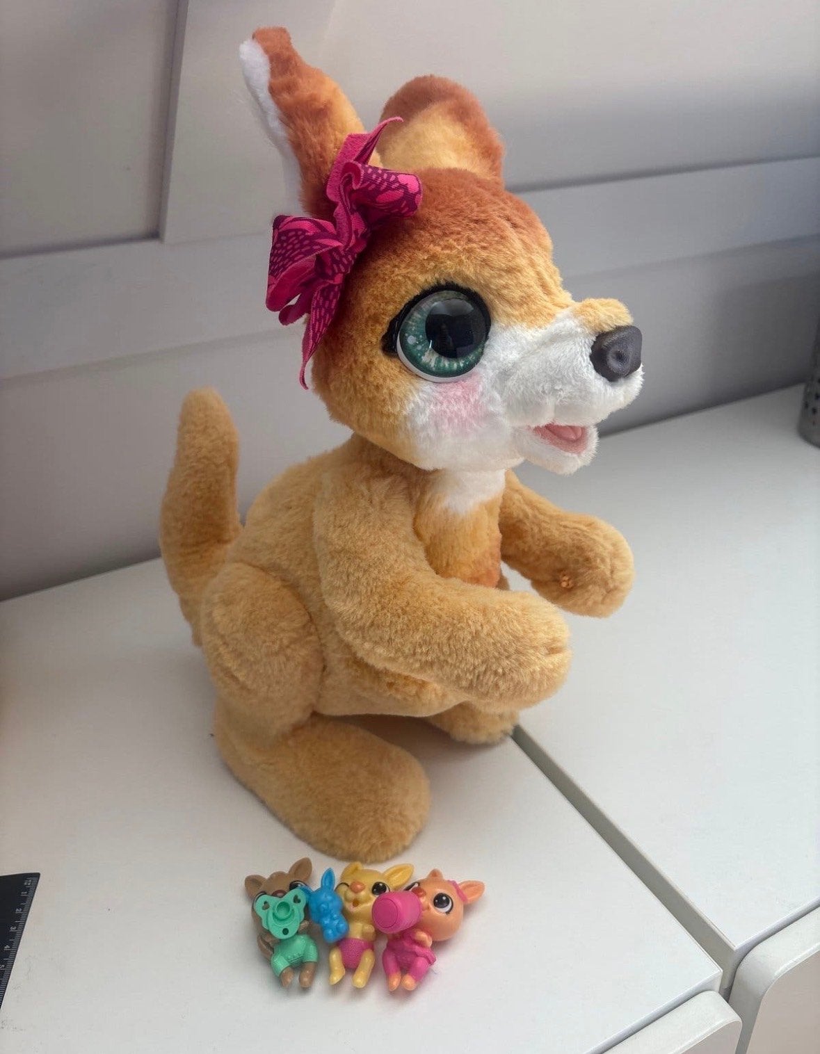 FurReal Friends Mama Josie de Kangoeroe met baby's, Kinderen en Baby's, Gebruikt, Overige merken, Met geluid, Overige karakters