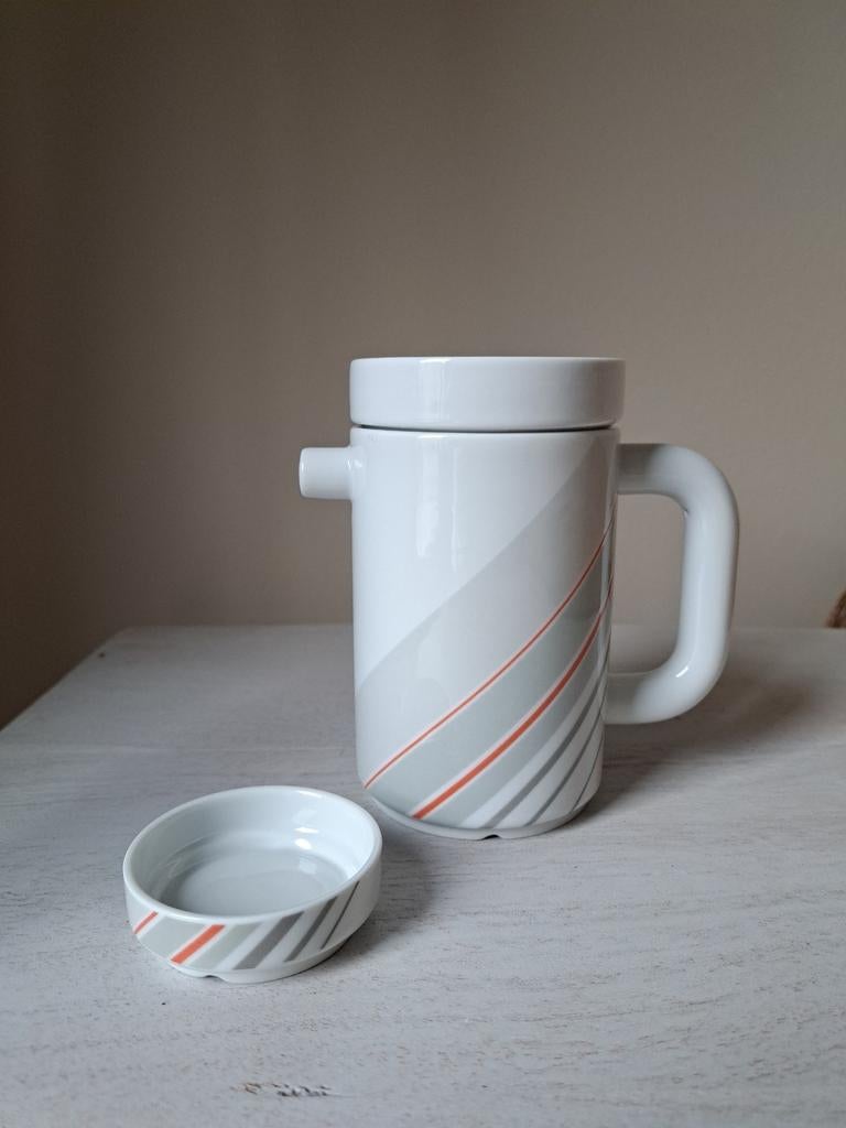 Melitta Germany Friesland theepotje + schaal, vintage design, Ophalen of Verzenden