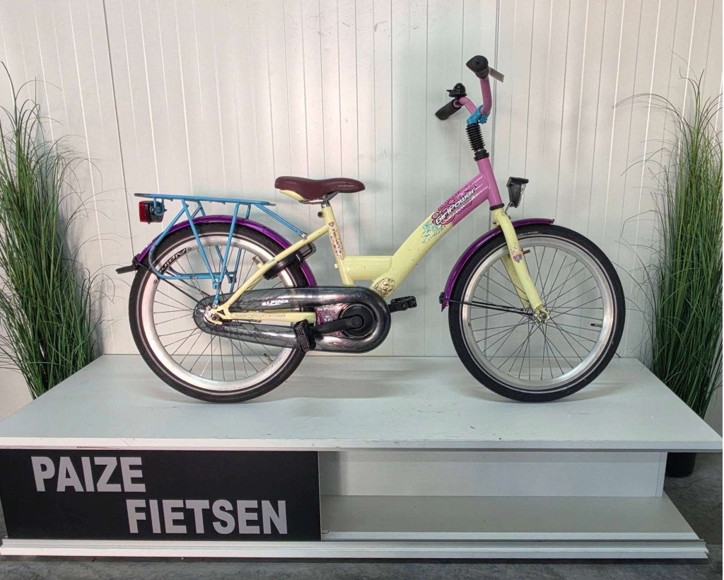 Alpina Girlpower kinderfiets  frame hoogte 20 inch, 28453, Niet ingevuld, Terugtraprem, Alpina, Niet ingevuld