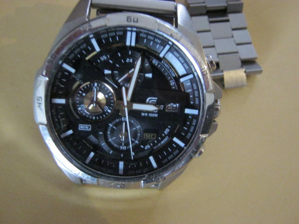 edifice casio horloge, Ophalen, Staal, Polshorloge, Zo goed als nieuw