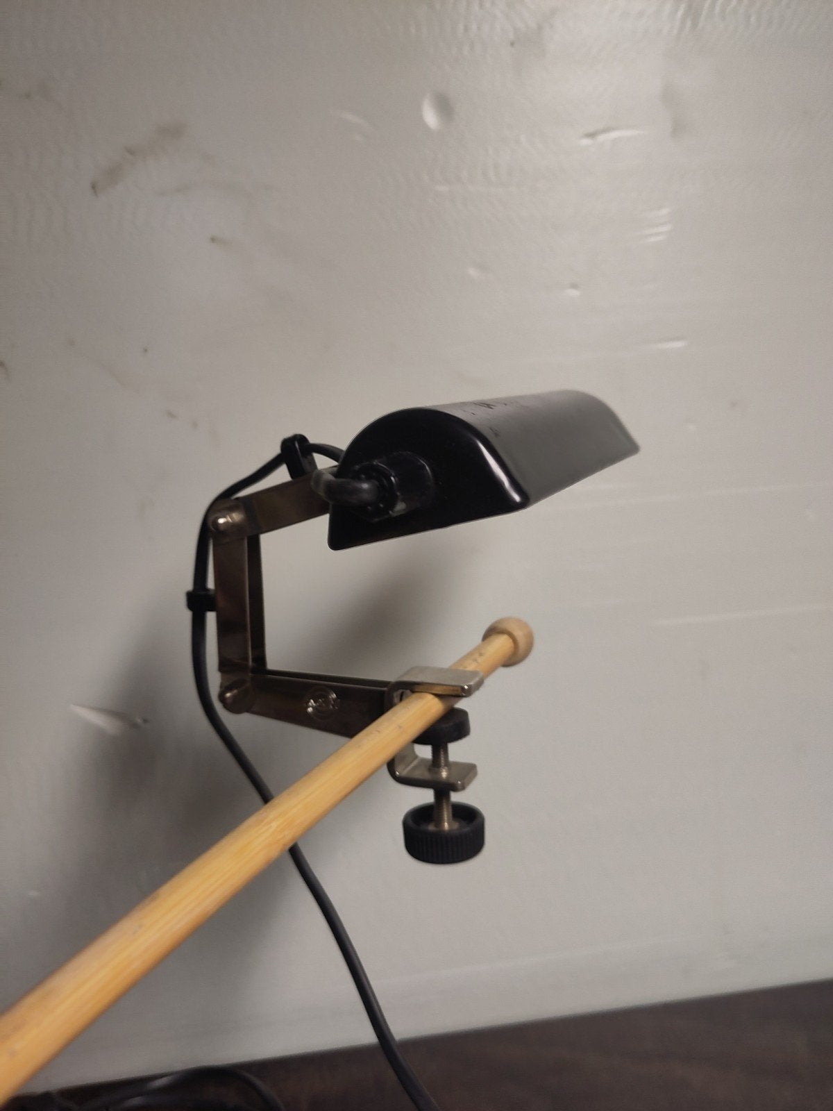K&M piano/schilderij lamp, Huis en Inrichting, Gebruikt, Zwart, E14 (klein), Ophalen of Verzenden
