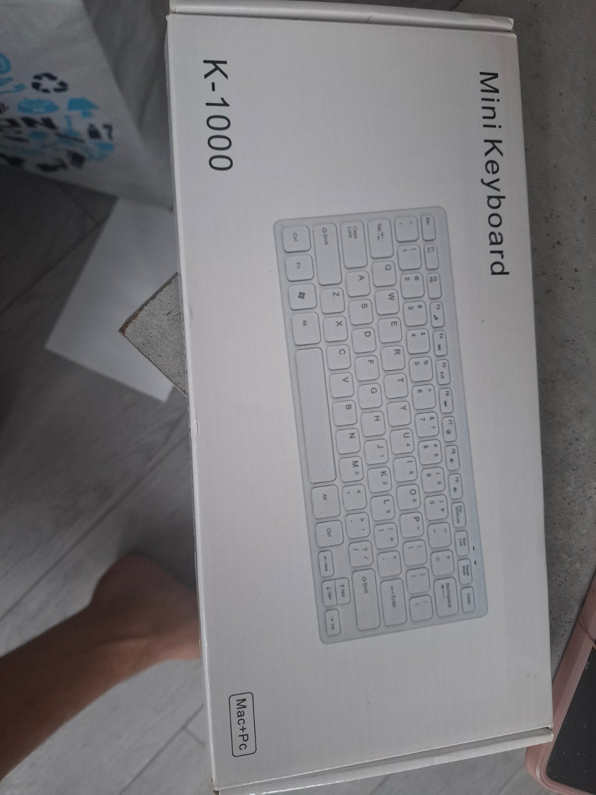 mini keyboard, Ophalen
