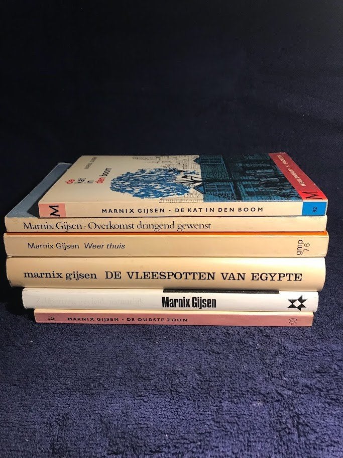6 boeken van Marnix Gijsen., Boeken, Literatuur, Gelezen, België, Ophalen of Verzenden