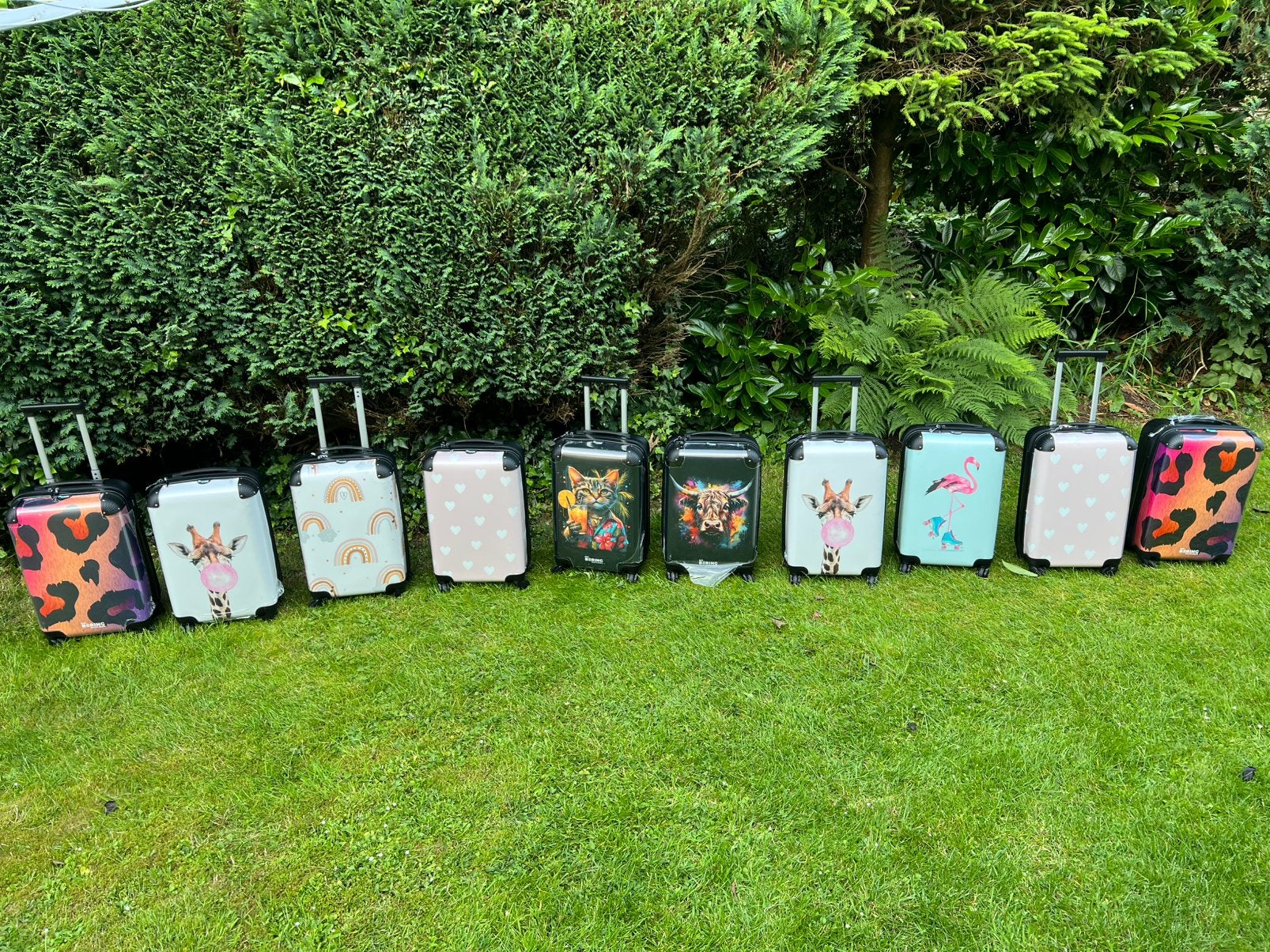 Koffer : / handbagage whow!! Leuk!, 50 tot 60 cm, Hard kunststof, Ophalen of Verzenden, Zo goed als nieuw
