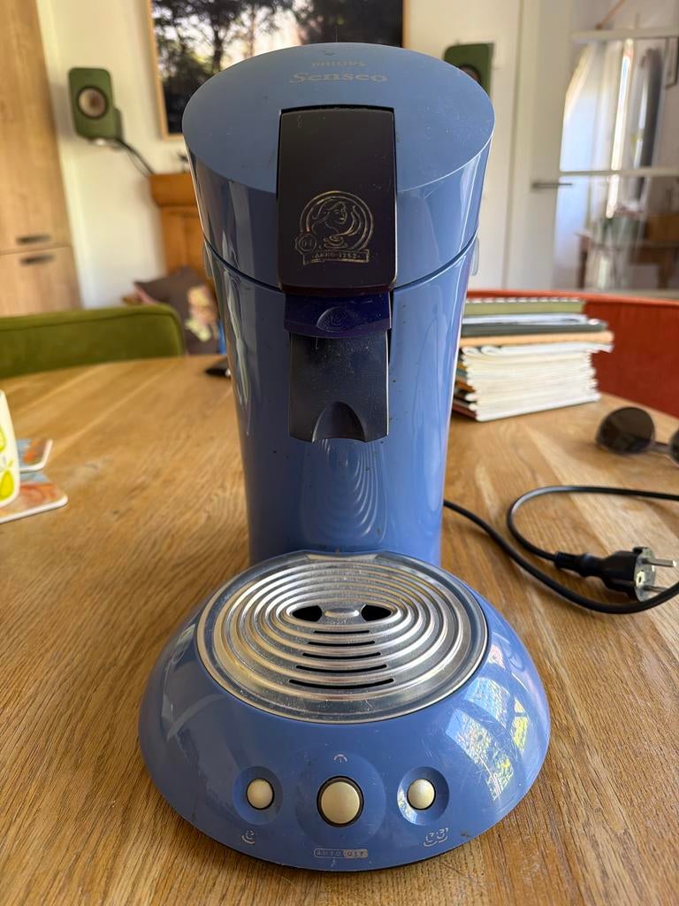 Philips Senseo Koffiezetapparaat - Blauw, Witgoed en Apparatuur, Gebruikt, Koffiemachine, Ophalen of Verzenden, 1 kopje