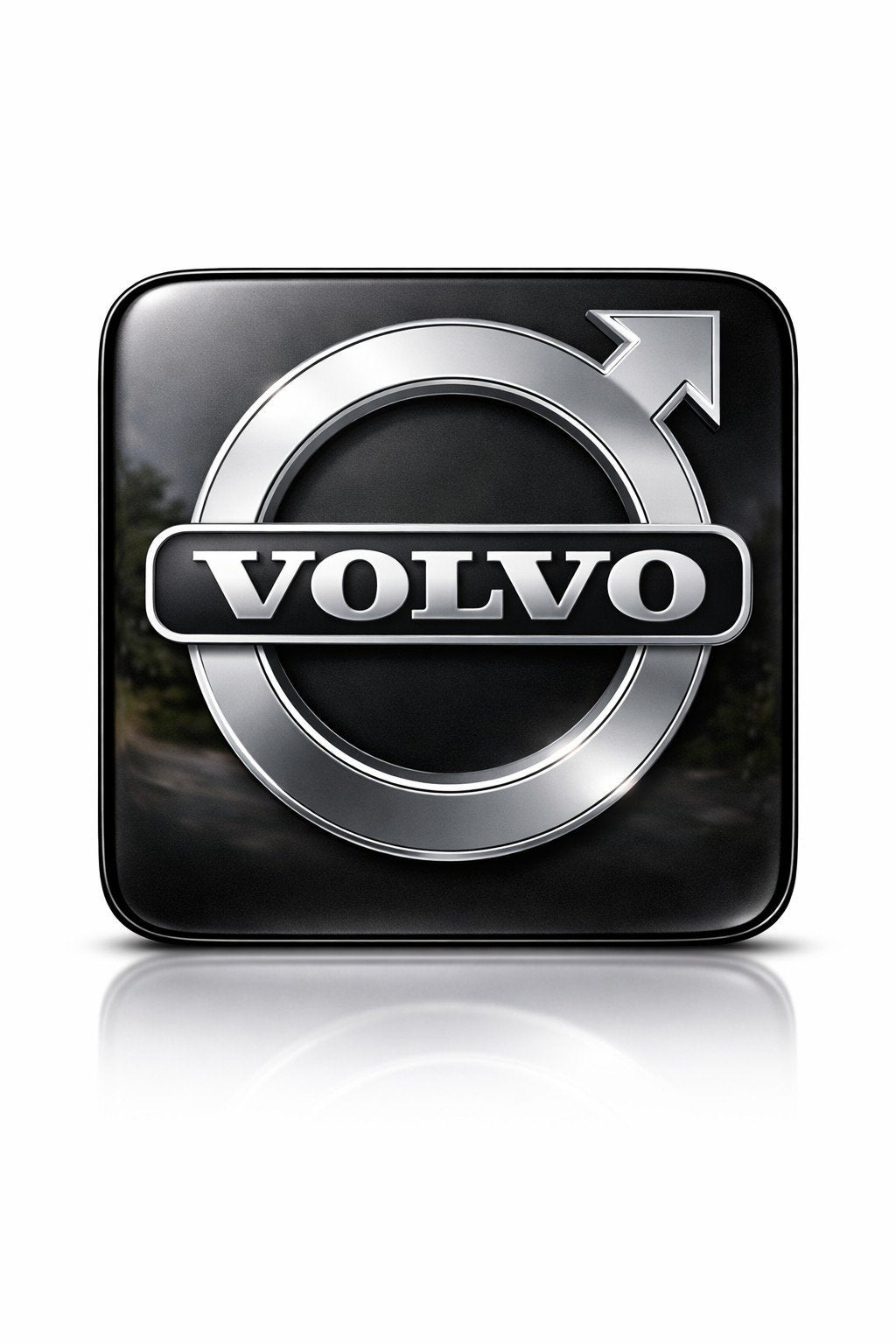 Volvo Embleem Zwart Chroom 50mm - Handgemaakte Perfectie, Ophalen of Verzenden