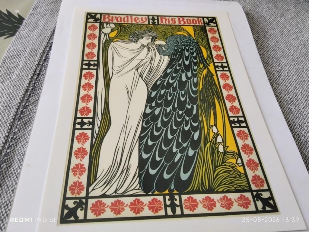 Art Nouveau/Jugendstil  ANSICHTKAART Bradley His Book, Pauw, Ophalen of Verzenden, 1980 tot heden