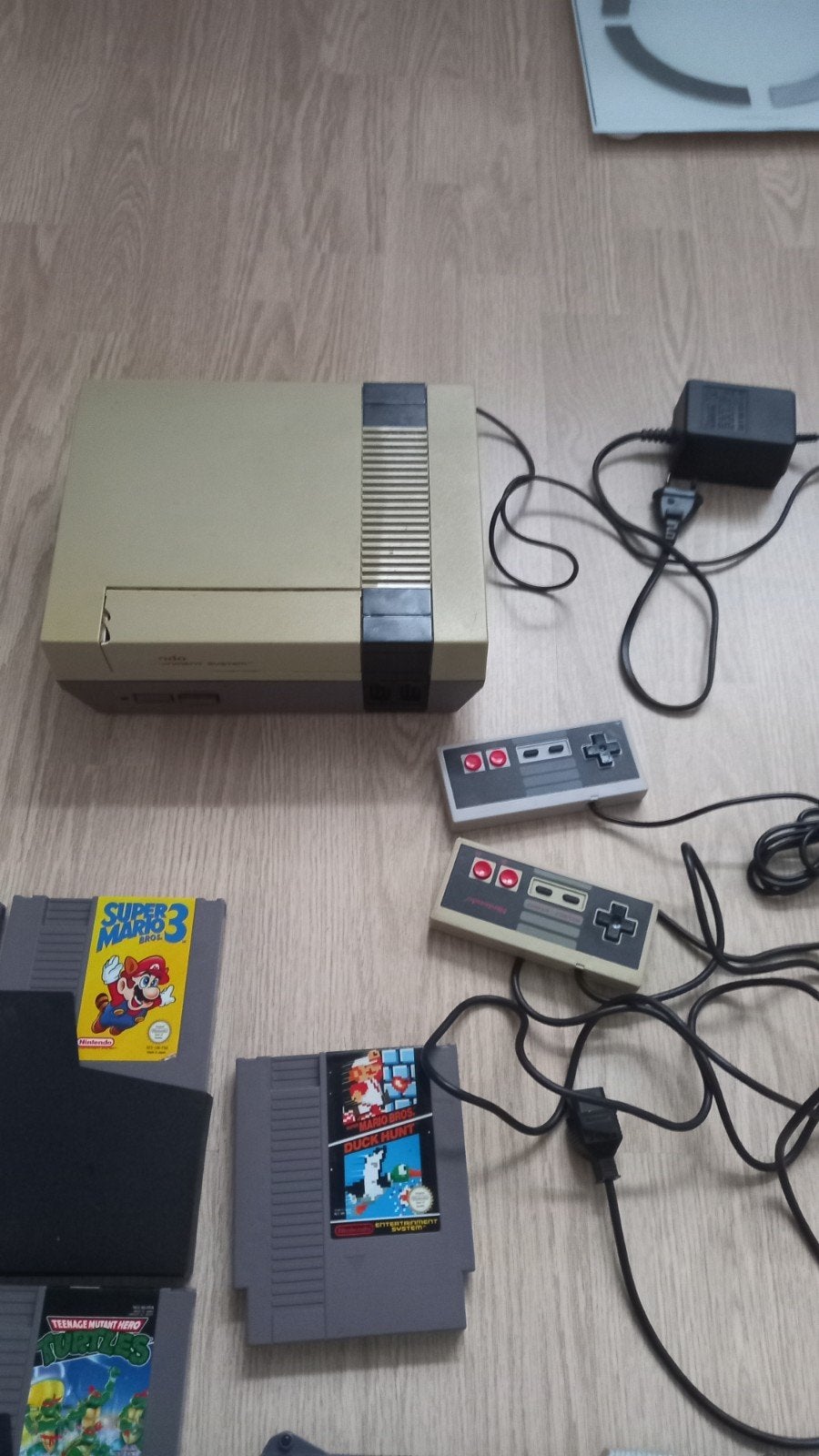 Nintendo NES Console met 6 games, 2 controllers en zapper, Spelcomputers en Games, Spelcomputers | Nintendo NES, Ophalen of Verzenden
