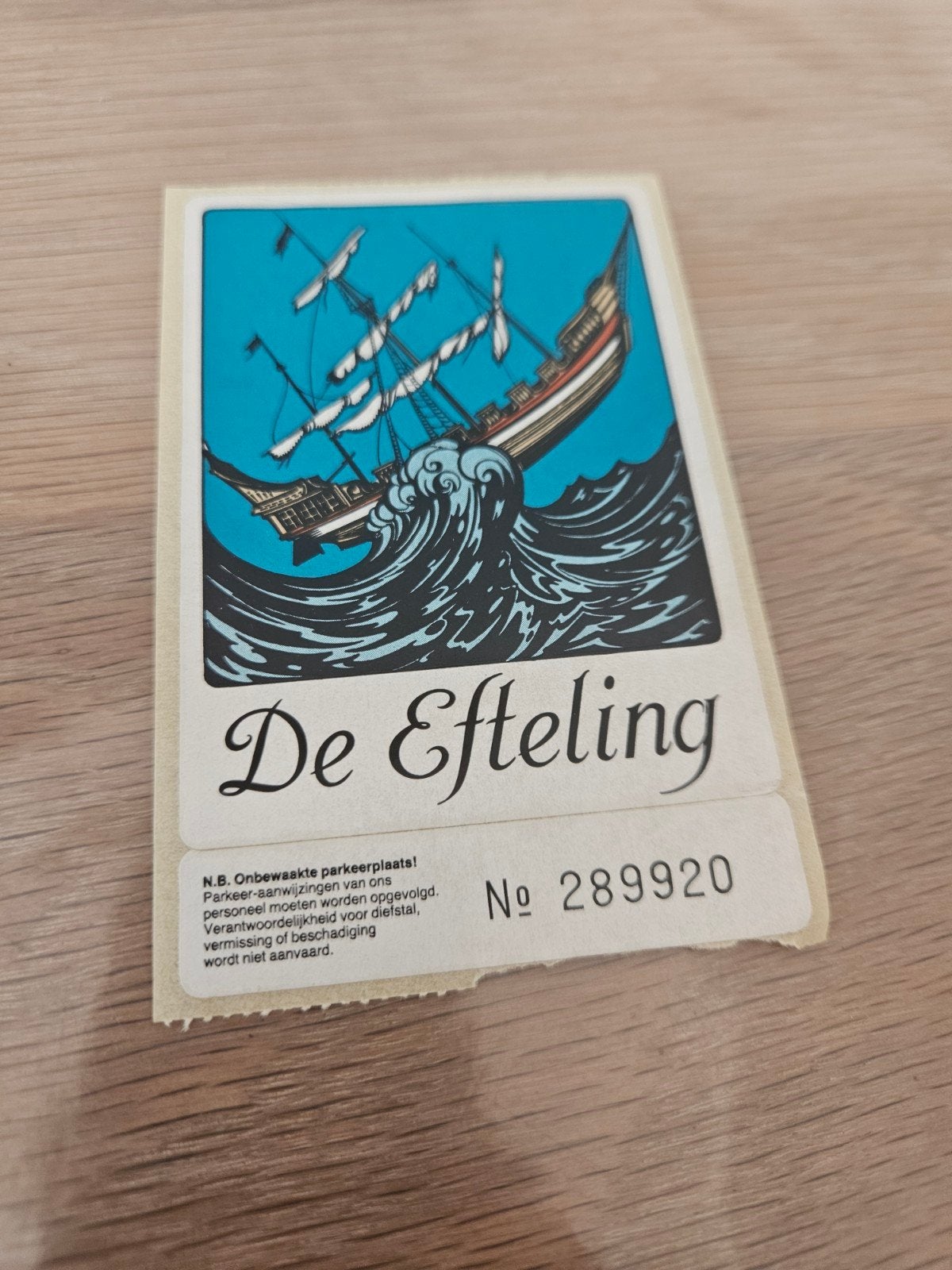 De Efteling sticker, Ophalen of Verzenden, Zo goed als nieuw, Overige typen
