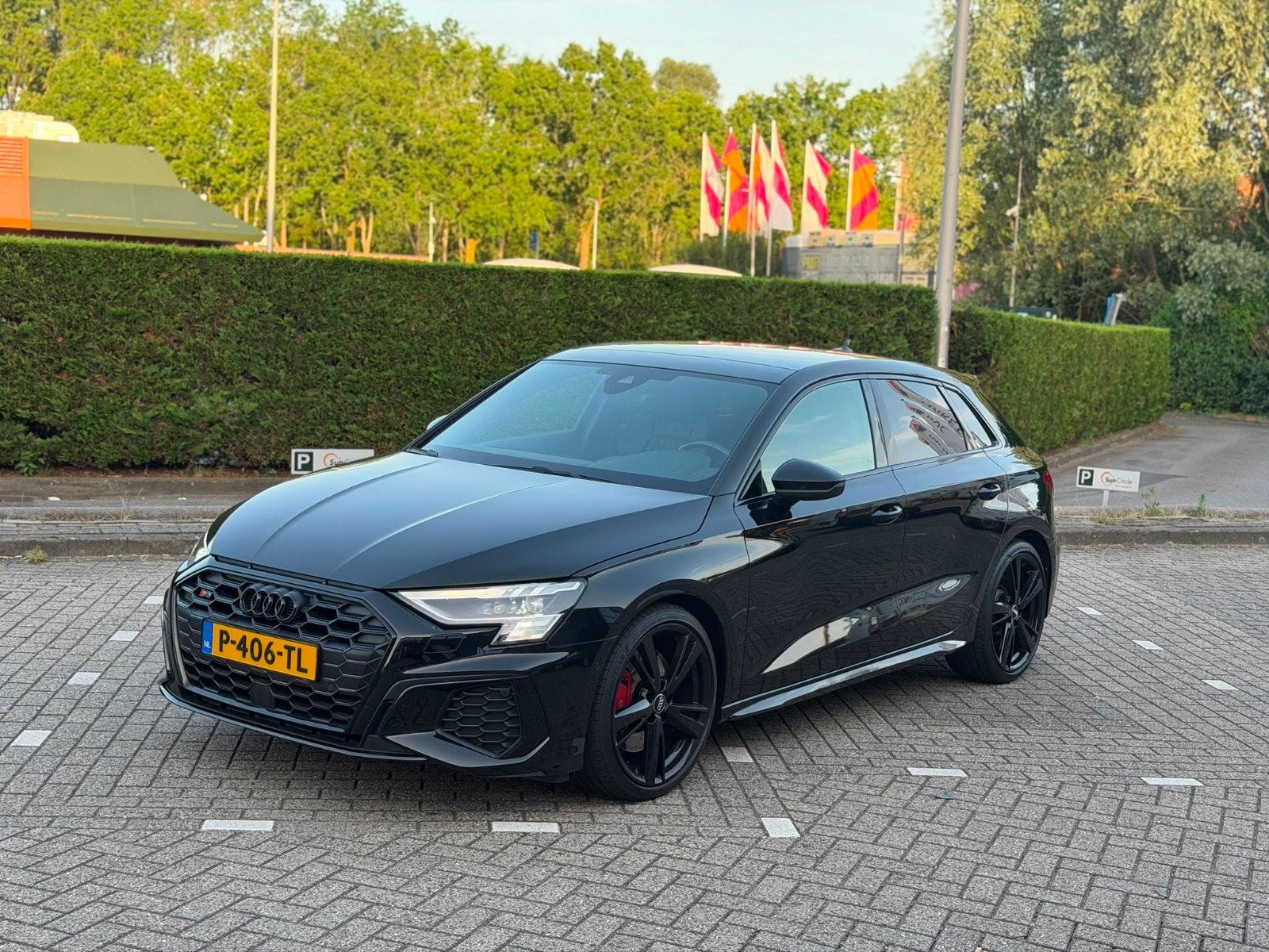 Audi A3 S3 Tfsi 310pk S-tronic Quattro 2021 Zwart, Auto's, Audi, Automaat, 4 cilinders, 1984 cc, Zwart