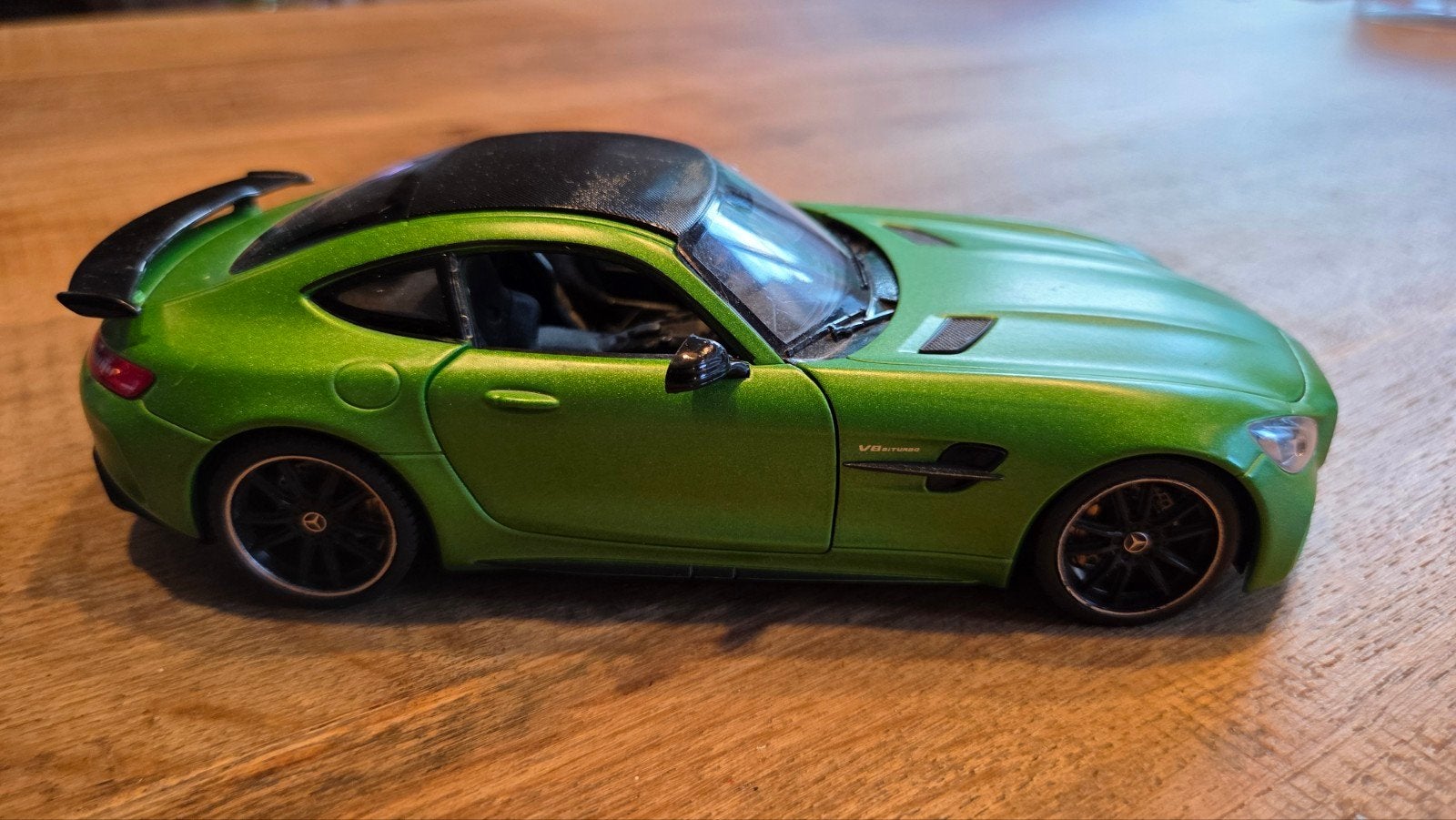 Welly Mercedes-AMG GT R Modelauto 1:24 Groen, Hobby en Vrije tijd, Modelauto's | 1:24, Ophalen of Verzenden, Zo goed als nieuw