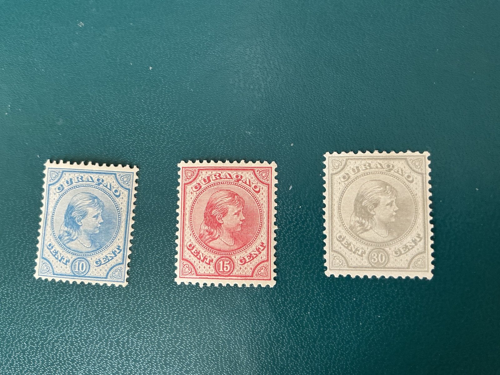 Curaçao postzegels Koningin Wilhelmina (ongebruikt), Postzegels en Munten, Ophalen of Verzenden, T/m 1940, Postfris
