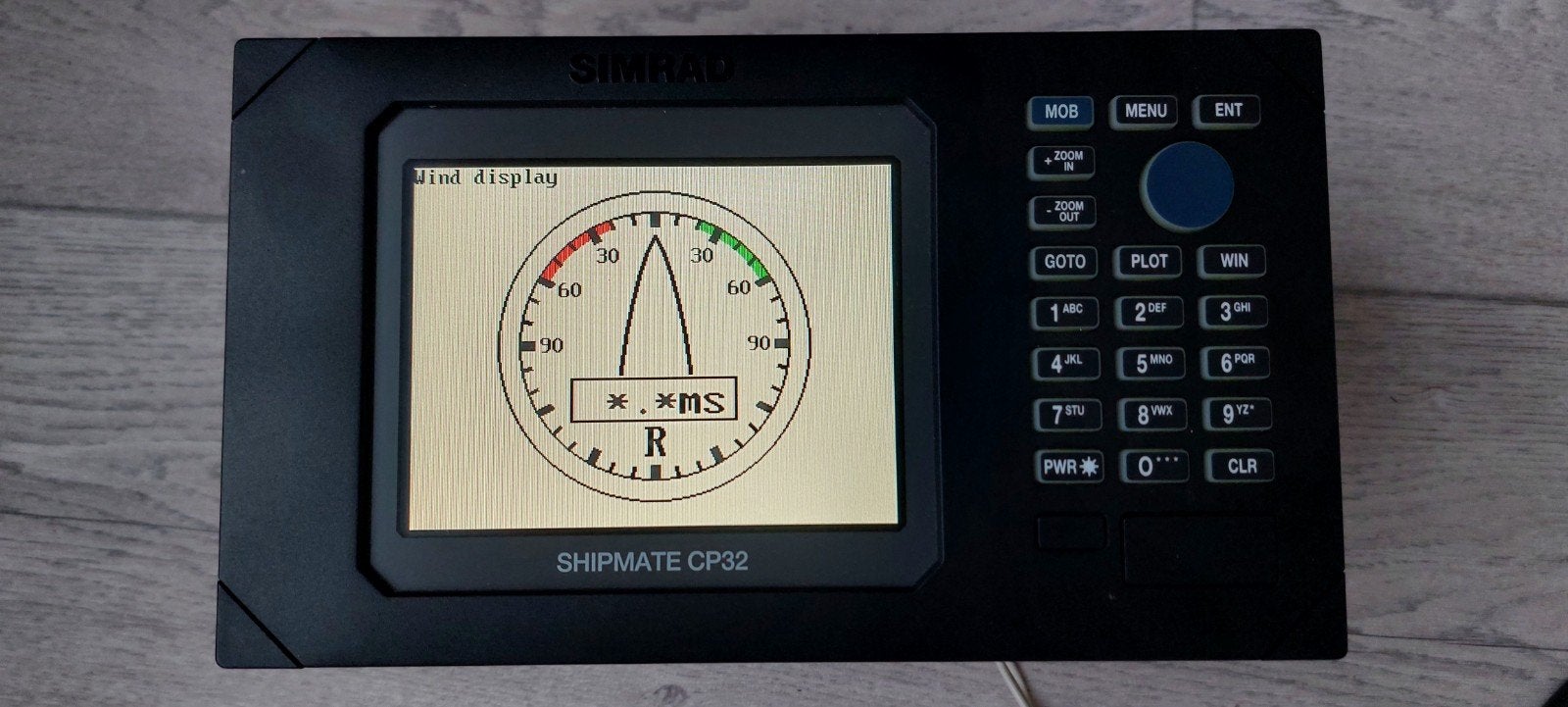Simrad cp32 kaartplotter fishfinder, Ophalen of Verzenden, Zo goed als nieuw, Kaartplotter of Fish Finder