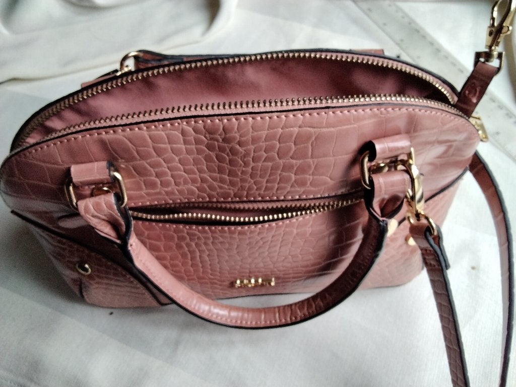 Unieke Tas Damestas Saxoline Secret Tas Donker Roze Nieuw, Ophalen of Verzenden, Zo goed als nieuw, Roze, Schoudertasje