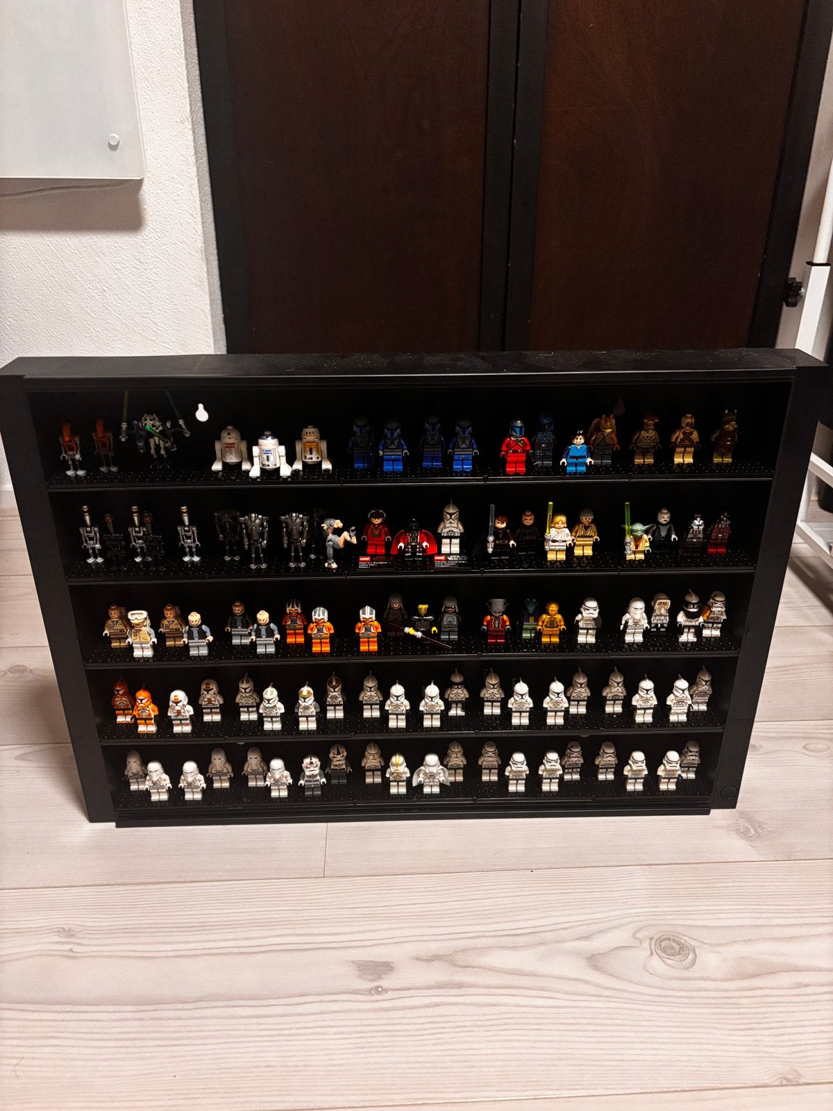 Lego Star Wars minifigure display, Ophalen of Verzenden, Zo goed als nieuw