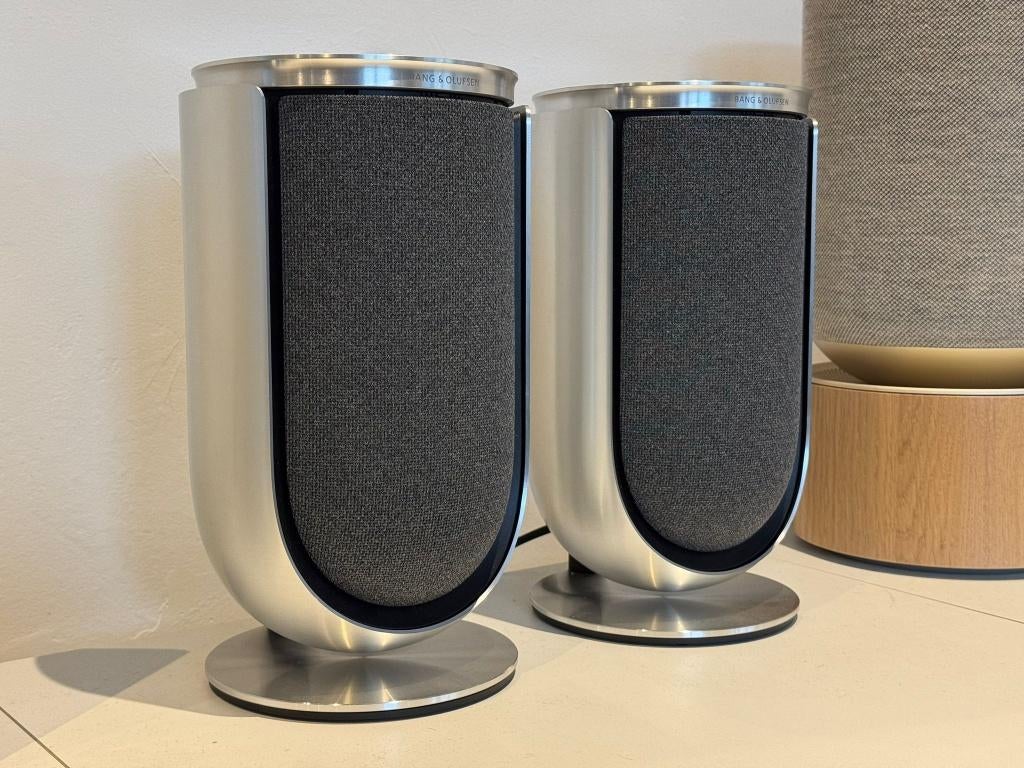 Beolab 8 draadloze luidsprekers van B&O Bang en Olufsen, Audio, Tv en Foto, Luidsprekers, Zo goed als nieuw, Front, Rear of Stereo speakers