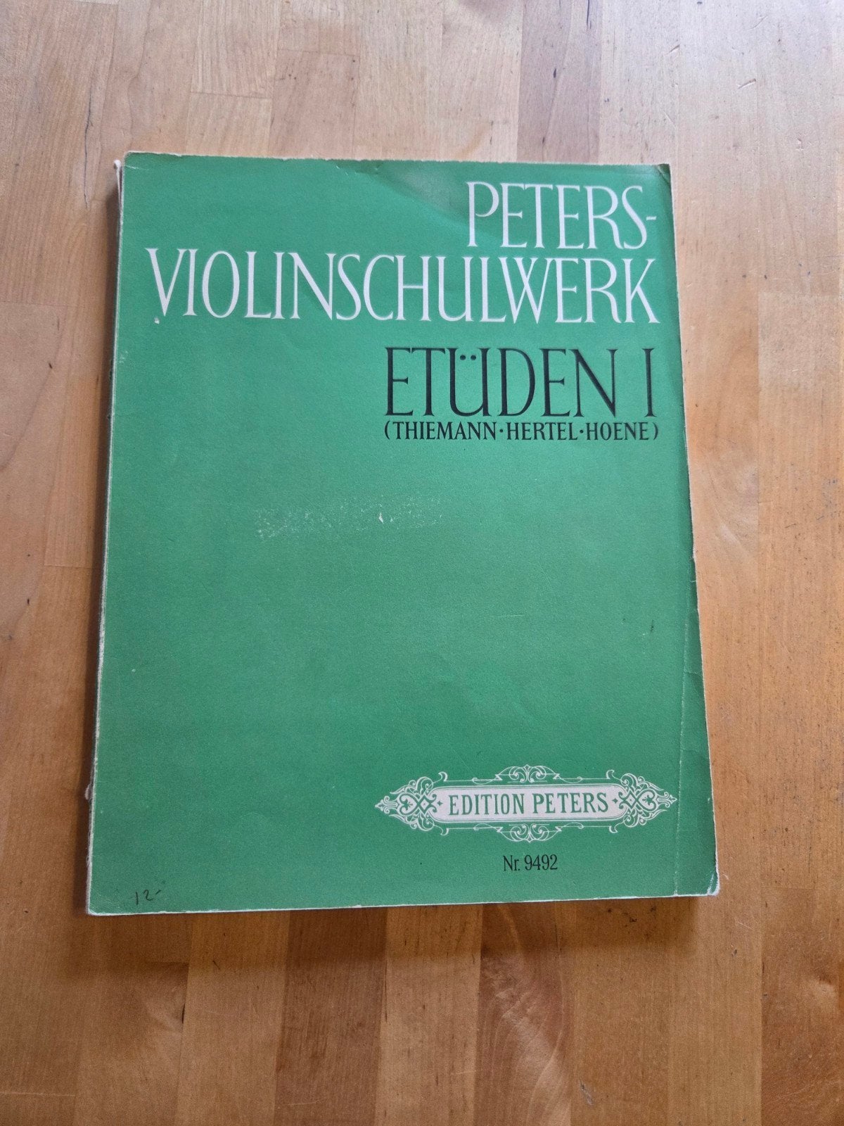 Peters Violinschoolwerk Etüden I - Viool lesboek, Muziek en Instrumenten, Bladmuziek, Verzenden, Klassiek, Les of Cursus, Zo goed als nieuw
