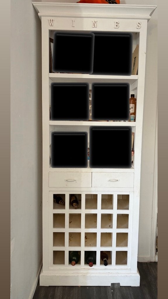 Wijnkast, Ophalen, Gebruikt, Minder dan 150 cm, Met lade(s)
