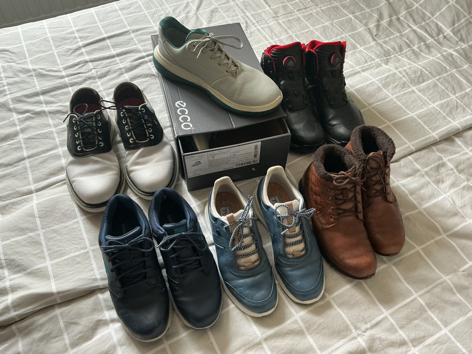 Dames en heren golfschoenen: FootJoy, Ecco, Skechers, Adidas, Ophalen of Verzenden, Zo goed als nieuw, Schoenen, Overige merken