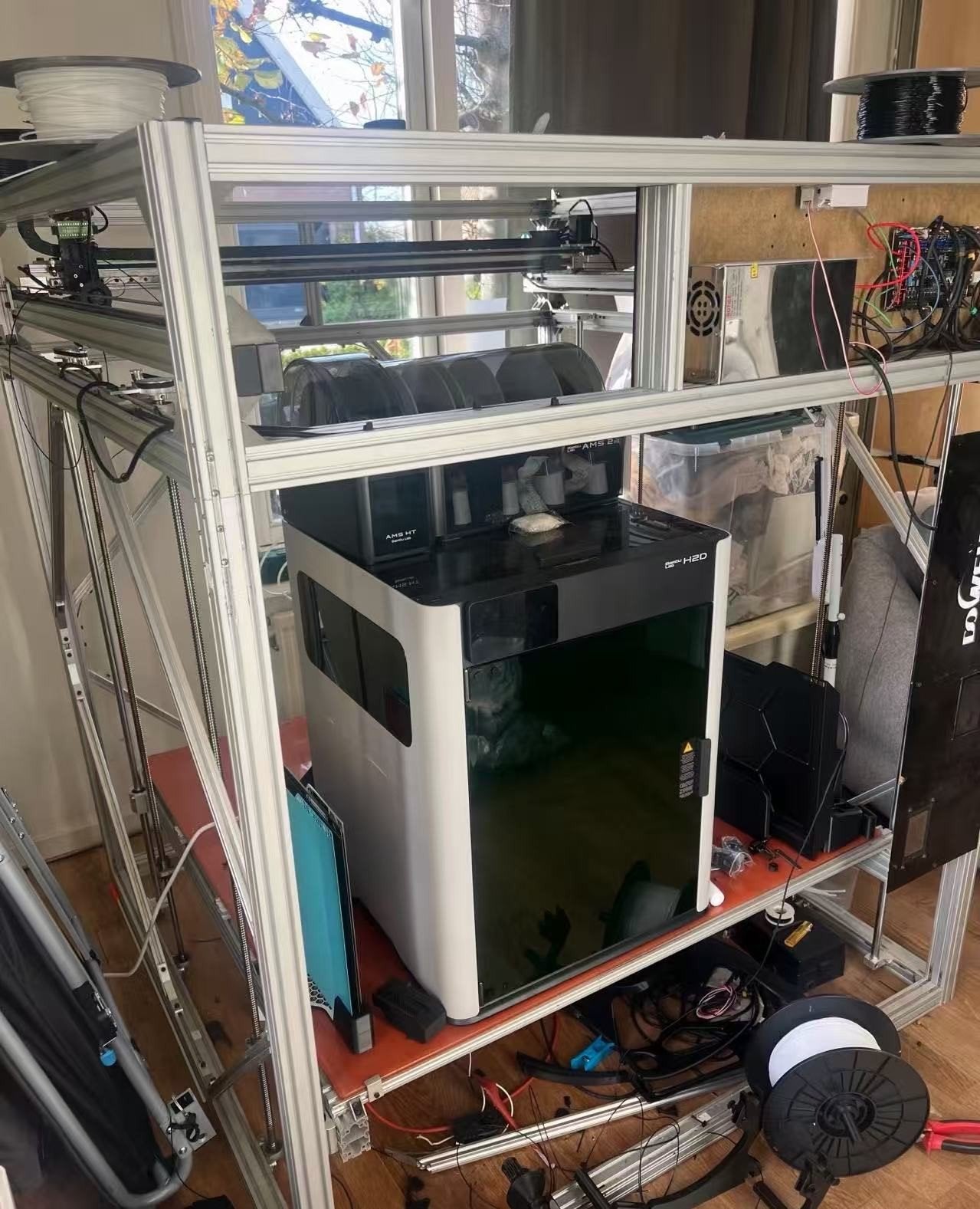 Grote 3D-printer met accessoires, Gebruikt, Filament, Ophalen, Dowell 3D