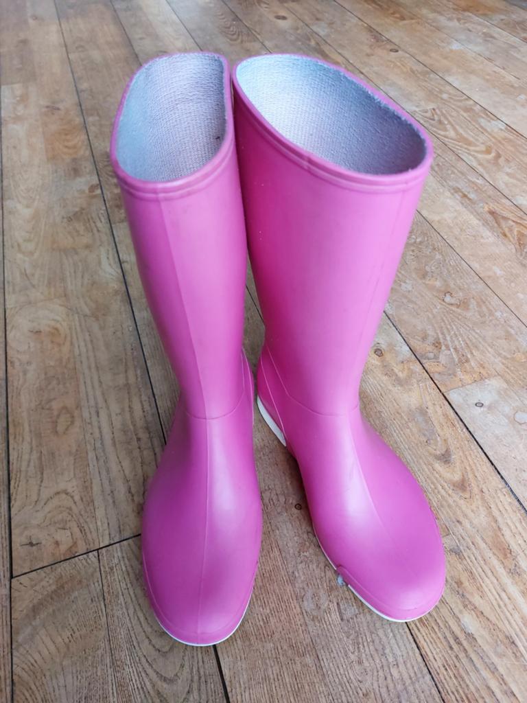 Regenlaarzen maat 35, Kinderen en Baby's, Kinderkleding | Schoenen en Sokken, Gebruikt, Meisje, Ophalen of Verzenden, Laarzen