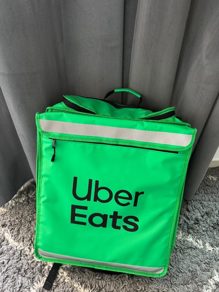 Uber eats bag, Ophalen