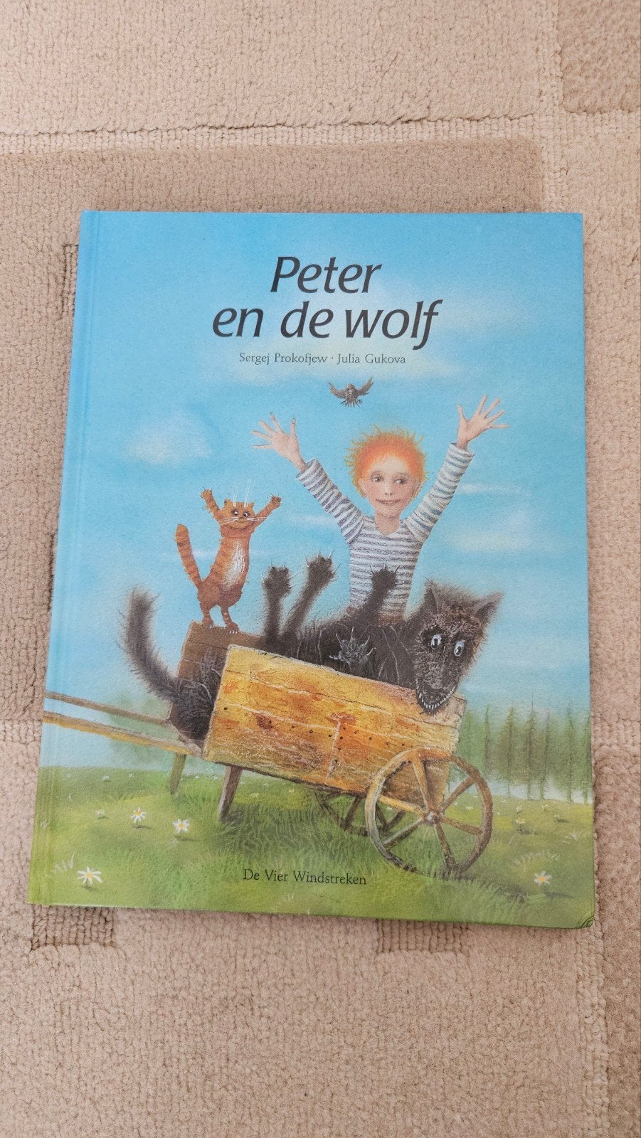 S. Prokofjew - Peter en de wolf, Boeken, Ophalen of Verzenden, Zo goed als nieuw, S. Prokofjew; J. Gukova