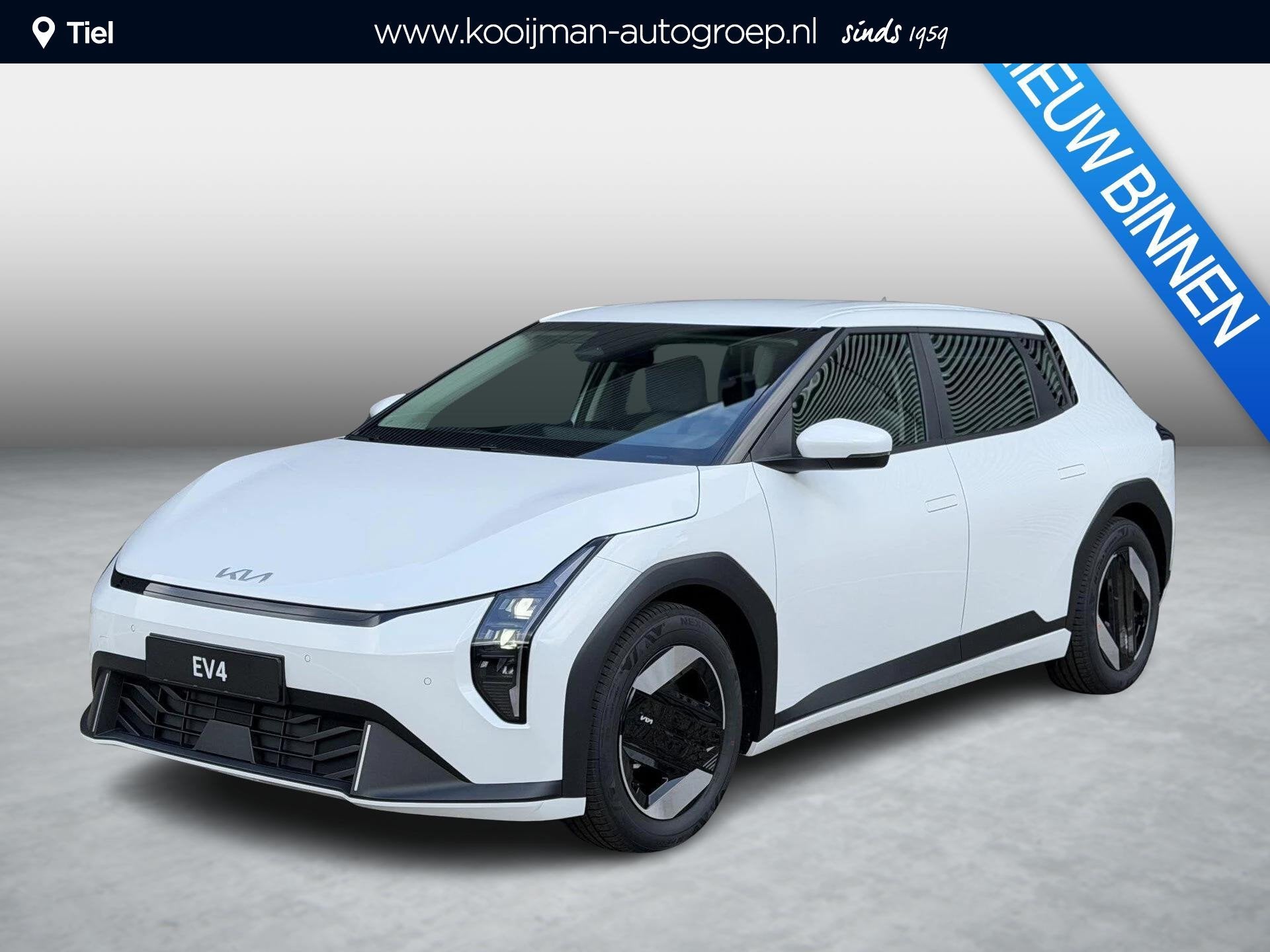 Kia EV4 Air 81.4 kWh Exclusieve ACTIE! meerdere kleuren uit, Auto's, 81 kWh, Stof, 510 min, Huisgarantie