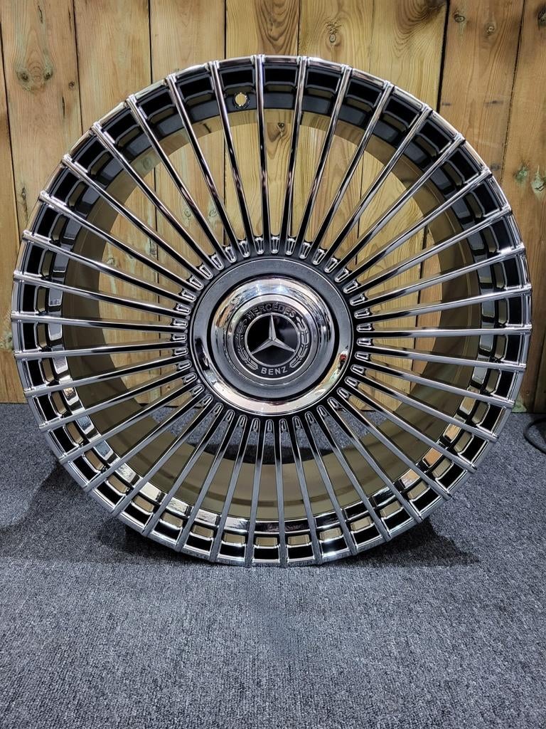 S-klasse 63 amg maybach 21 inch velgen uniek zwevend naafdop, Ophalen, Nieuw