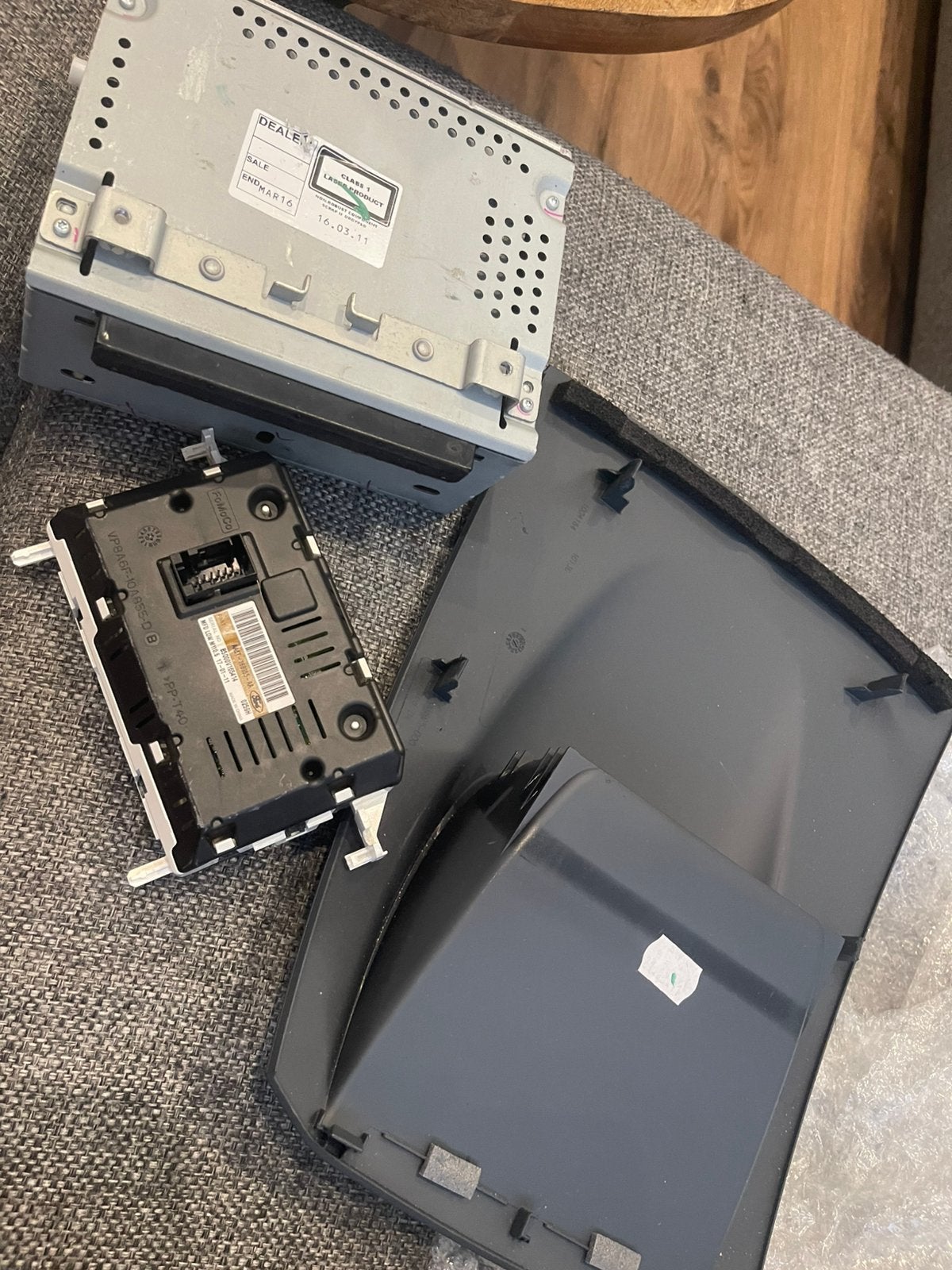 Ford Fiesta/Focus Radio + Display + Bezel Compleet audio set, Ophalen of Verzenden, Zo goed als nieuw